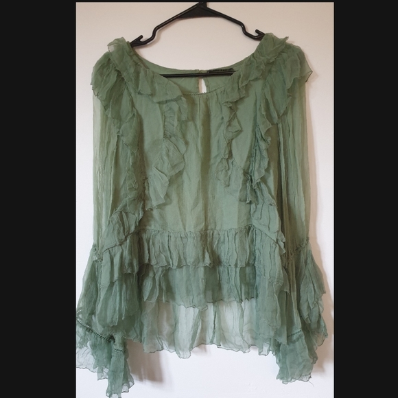 NWT Love Sam ruffle blouse - Picture 4 of 8